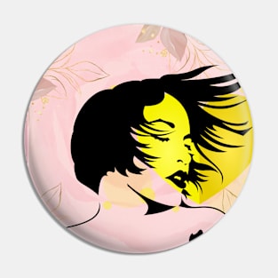 women Art Pin