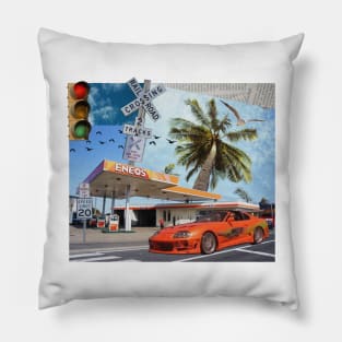 Brian's Supra In the Summer Pillow