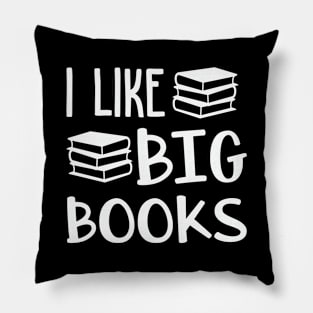 I like big books Pillow