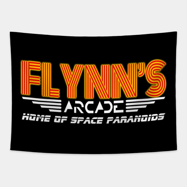 Flynn's Arcade V2 Tapestry by DraconicVerses