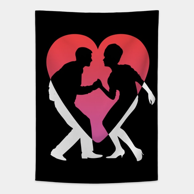 Dancing lovers Tapestry by TMBTM