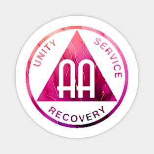 Alcoholics Anonymous Recovery Sober - Sober Since - AA Tribute - aa Alcohol - Recovery Tribute - sober aa sobriety addiction recovery narcotics anonymous addiction drugs mental health Magnet