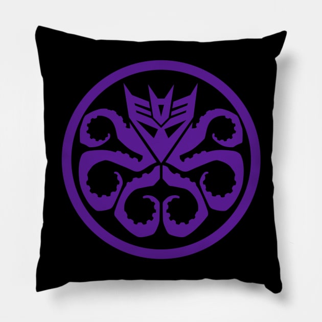 Hail Decepticons! Hydra Transformers Pillow by prometheus31