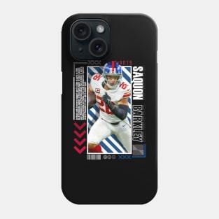 Saquon Barkley Paper Poster Version 10 Phone Case