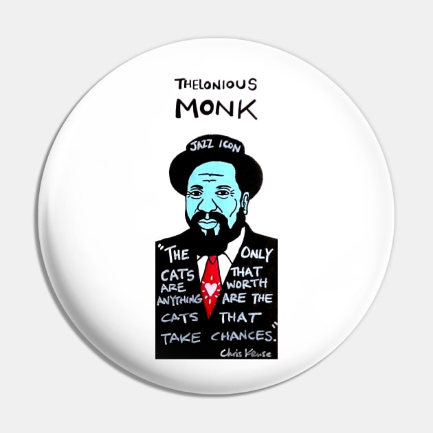 Thelonius Monk Pin by krusefolkart