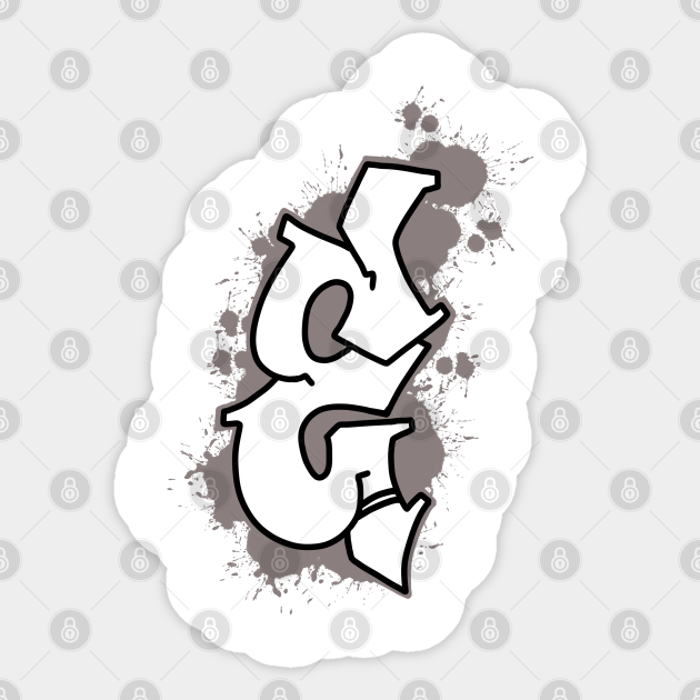 Graffiti Style E Graffiti Pegatina Teepublic Mx Hay dos abc de letras suyas, tipos de letras de graffiti iv y vii. graffiti style e
