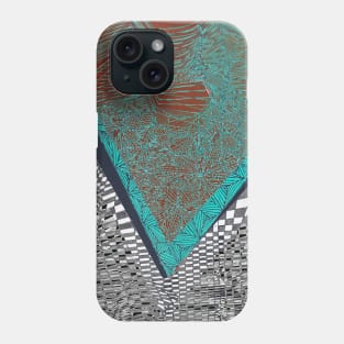 Checker Blues Phone Case