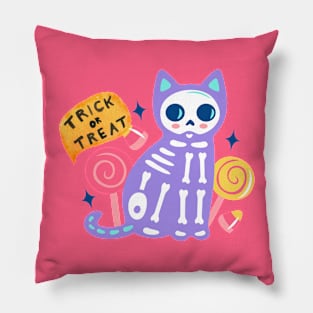 Halloween Cat - Trick or Treat #2 Pillow