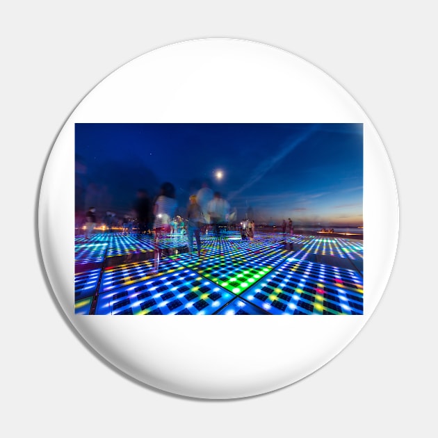 Zadar Sun greeting Pin by ivancoric