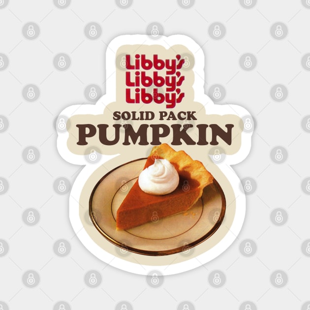 Libby's Solid Pack Pumpkin Magnet by offsetvinylfilm