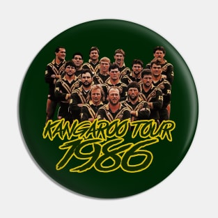 Retro Footy - KANGAROO TOUR 1986 Pin