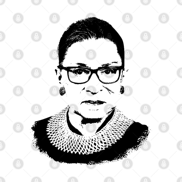 Ruth Bader Ginsburg Portrait by phatvo