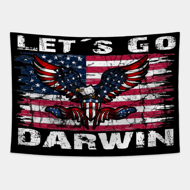 Lets Go Darwin -Let´s Go Darwin Tapestry by JayD World