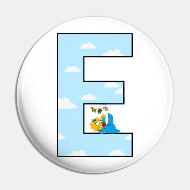 Simpsons letter Pin by ZoeBaruch