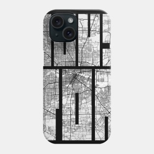 Houston, USA City Map Typography - Light Phone Case