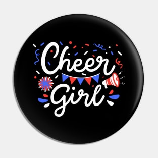 Cheer Girl Pin