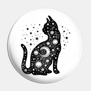 Cat Stars Lover Pin