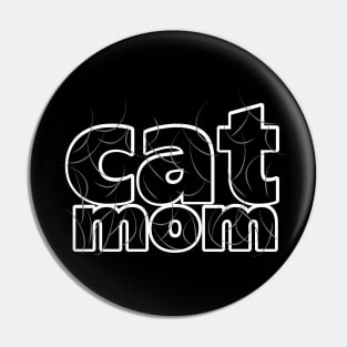 Cat Mom Gray Hair Pin