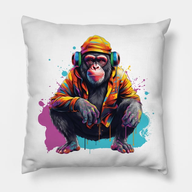 DJ - Banana Kid Pillow by Imagequest