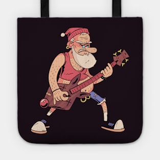 Punk Rock Santa Claus Tote