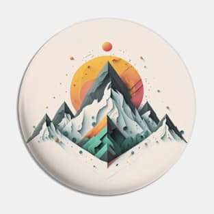 Mountains Pin