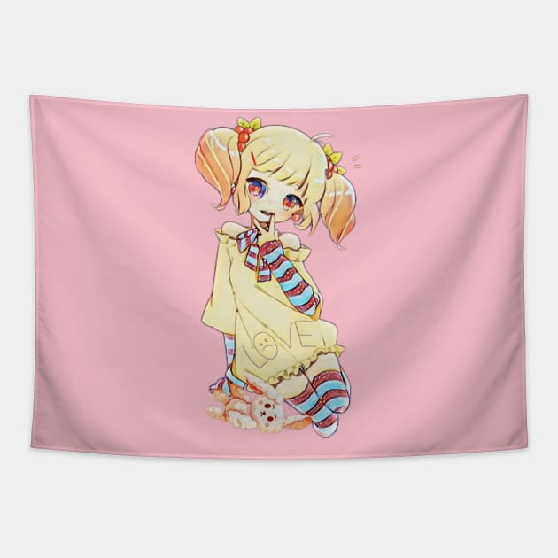 anime loli girl Tapestry by claire83