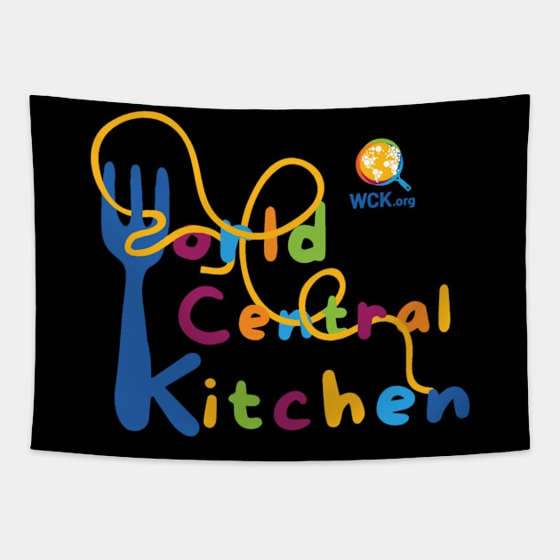 World Central Kitchen Cheer Up The World Tapestry by D'Java ArtO