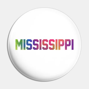 Mississippi Tie Dye Jersey Letter Pin