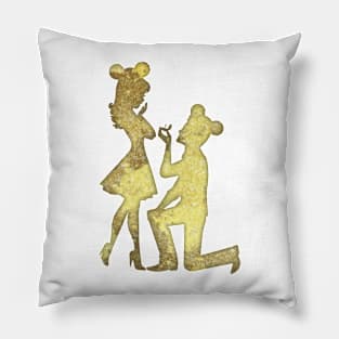 Happily Ever After - Yellow Pillow