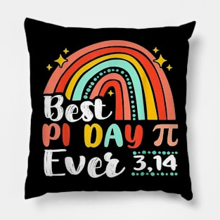 Best Pi Day Ever Rainbow Pillow