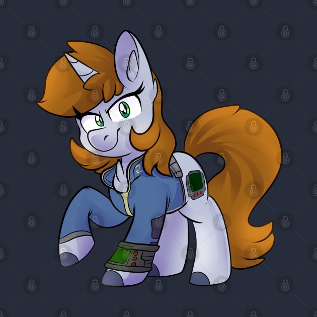 Fallout Equestria Lil Pip by Baja Gryphon