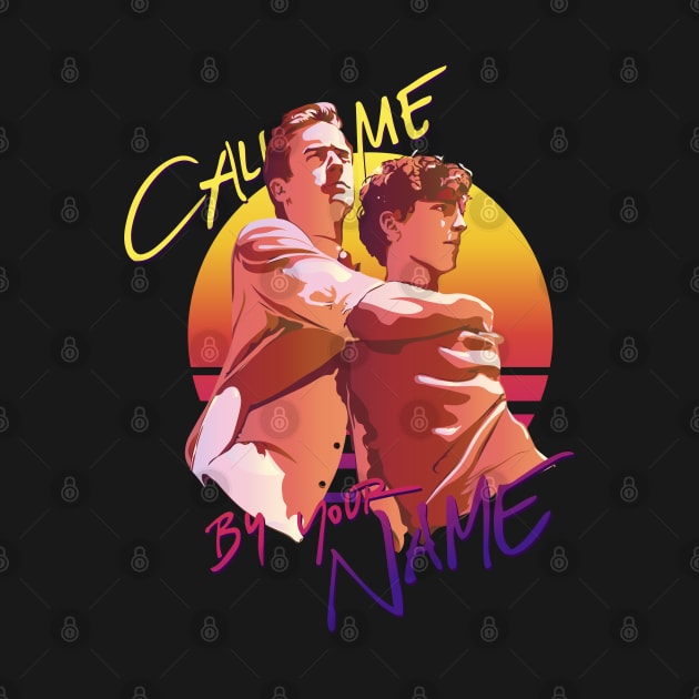 Call Me By Your Name Retro Sunset by ArtMoore98