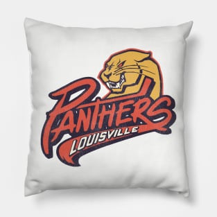 Defunct Louisville Panthers Hockey Team Pillow