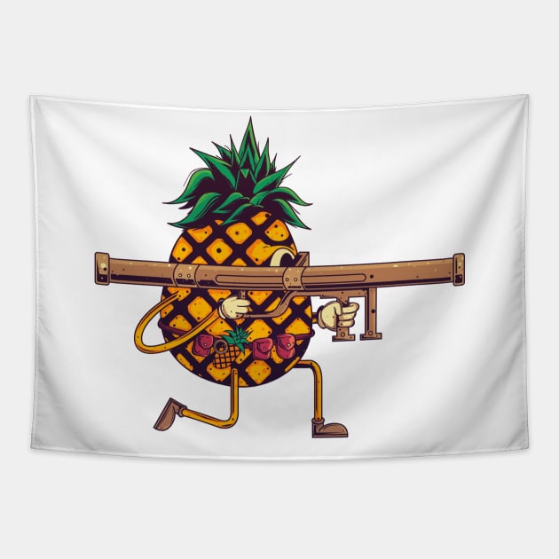 The Pineapple War Tapestry by NathanRiccelle