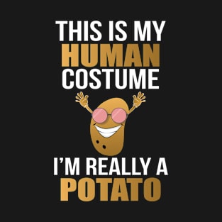 Funny Potato Lover Vegetable Costume T-Shirt