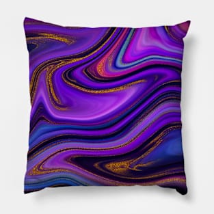 Glitter Liquid Marble 3 Pillow