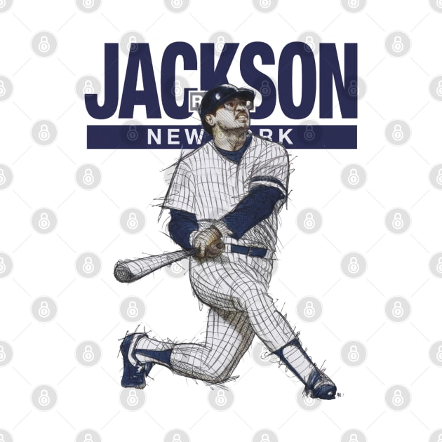 Reggie Jackson New York Mr. October by danlintonpro