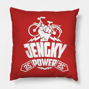 Jengky Power - classic bicycle go green - back to nature Pillow