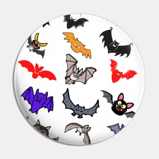 Bat halloween Pin