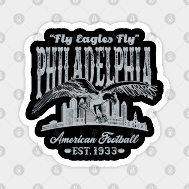 Vintage Eagles Football Philadelphia - Philadelphia Eagles - Magnet