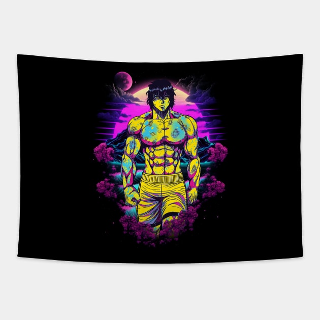 Baki vs. Kengan Clash of Titans Shirt Tapestry by Mckenna Paucek