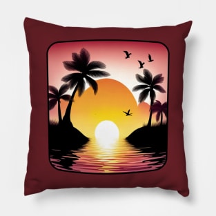 Tropical Island Vibes Pillow