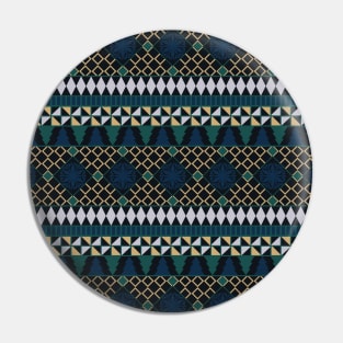 Nordic Sweater - Art Deco - Minimalist Colorful Holidays Pin