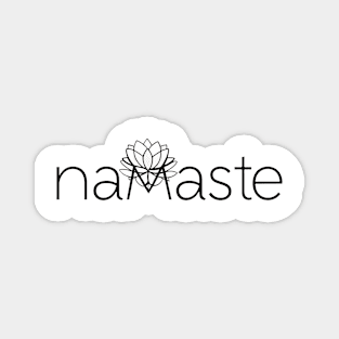 Namaste Lotus Magnet