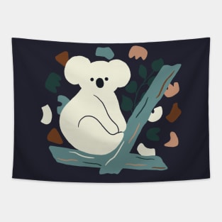 Cute koala - dark Tapestry