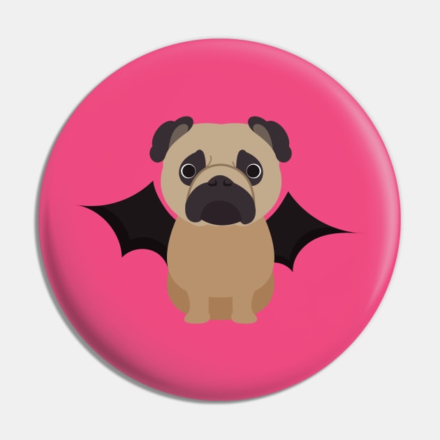 Pug Halloween Fancy Dress Costume Pin by DoggyStyles