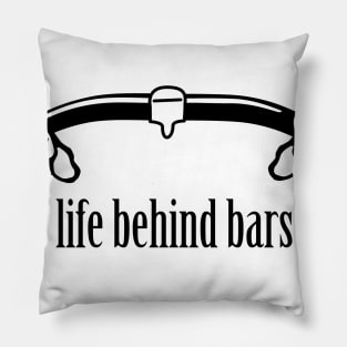 life behind bars Pillow