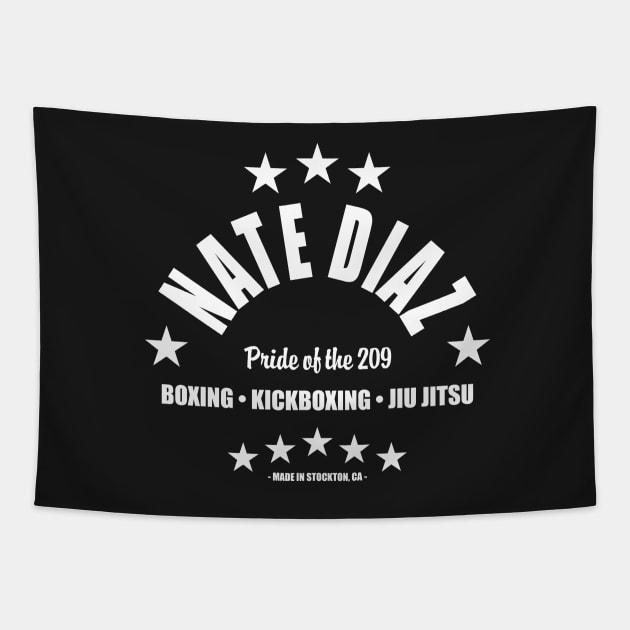 Nate Diaz WHT Tapestry by SavageRootsMMA