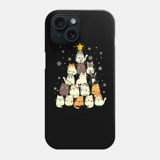 Cute Cats Merry Christmas Whisker Wonderland Phone Case