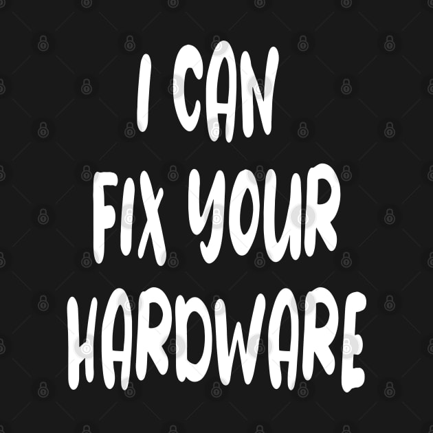 Funny Computer Hardware Engineer Slogan by PlanetMonkey